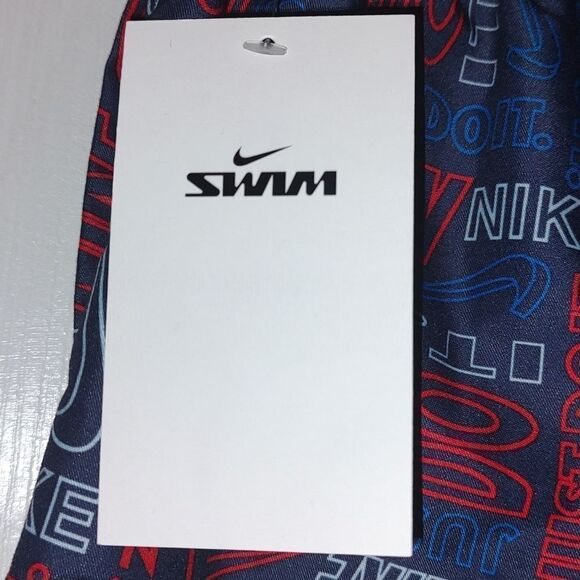 Nike Boys' Logo Mash-Up Breaker 8” Volley Shorts Swim Trunks Sz M NWT - Picture 5 of 6